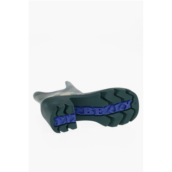 Burberry Tartan Patterned Rubber Booties Women's 8cm - Picture 5 of 5